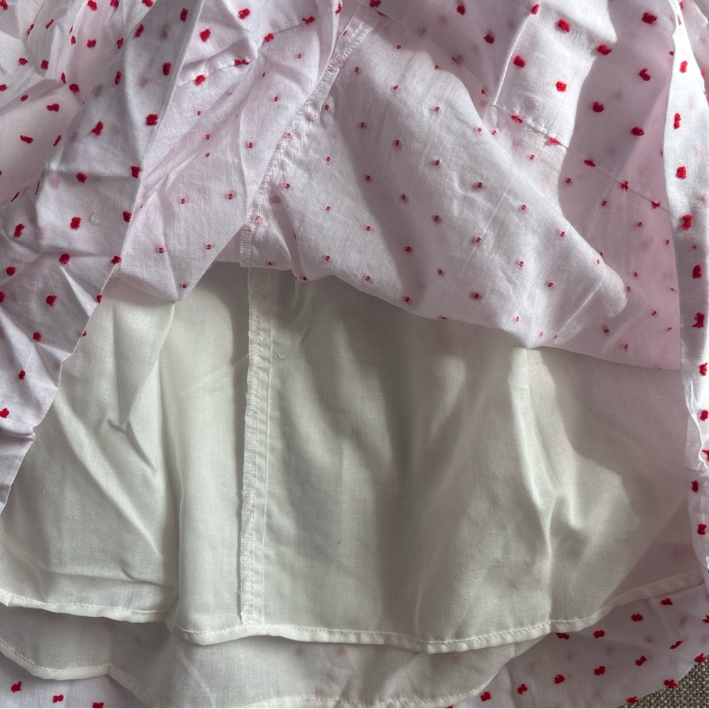 Cecil & Lou Smocked Dress Swiss Dot Lined Merry Christmas Cotton 3T - Picture 6 of 6